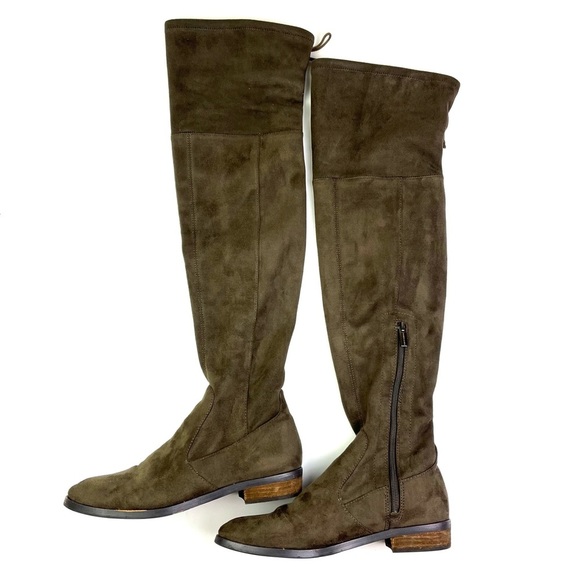 Vince Camuto Shoes - Vince Camuto Crisintha Over The Knee Taupe Suede Boots size 7.5
